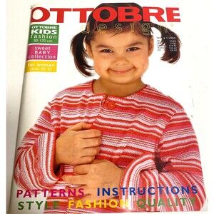 Ottobre Kids Fashion Sewing Pattern Magazine Intact Spring 2004